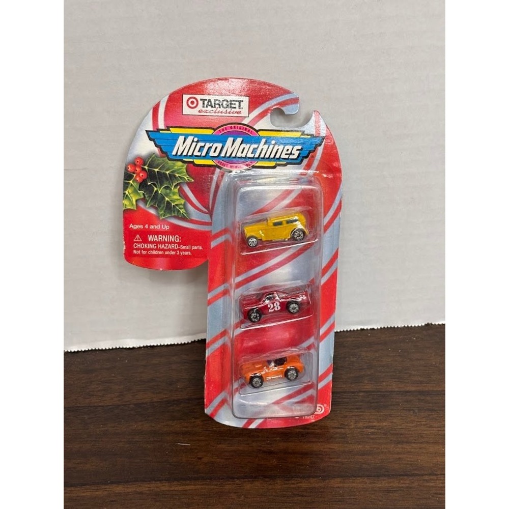 Galoob Micro Machines Target Exclusive 1998 Holiday 3-Pack Vintage New 75248